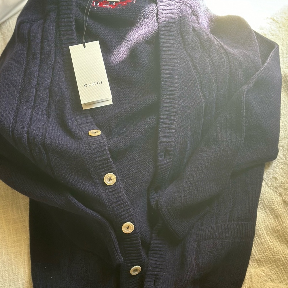 Gucci GG logo Cardigan in size L